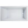 Emory And Bond EB5603000 Salem Drop In Bath Tub 60"L X 30"W X 19.5"H, Acrylic, Glossy, Rectangular, Reversible Drain, 66 Gallons