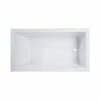 Emory And Bond EB5603000S Salem Drop In Bath Tub 60" L X 30" W X 19.5" H, Acrylic, Glossy, Rectangular, Slotted Drain, 66 Gallons In White 1 Emory And Bond EB5603000S Salem Drop In Bath Tub 60" L X 30" W X 19.5" H, Acrylic, Glossy, Rectangular, Slotted Drain, 66 Gallons In White -AF SUPPLY Sales Store eb5603000s
