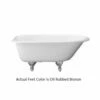 Emory & Bond EB70360RB Cast Iron Roll Top Soaking Claw Foot Tub With Oil Rubbed Bronze Feet 2 Emory & Bond EB70360RB Cast Iron Roll Top Soaking Claw Foot Tub With Oil Rubbed Bronze Feet -AF SUPPLY Sales Store eb70360 3