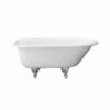 Emory & Bond EB70360PC Cast Iron Roll Top Soaking Claw Foot Tub With Chrome Feet 1 Emory & Bond EB70360PC Cast Iron Roll Top Soaking Claw Foot Tub With Chrome Feet -AF SUPPLY Sales Store eb70360 4