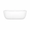 Rohl ELD-N-SW-OF Victoria + Albert Eldon 68-7/8" X 33-1/2" Freestanding Soaking Bathtub In Volcanic Limestone With Overflow Hole In Gloss White 2 Rohl ELD-N-SW-OF Victoria + Albert Eldon 68-7/8" X 33-1/2" Freestanding Soaking Bathtub In Volcanic Limestone With Overflow Hole In Gloss White -AF SUPPLY Sales Store eldnswof
