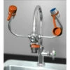 Guardian G1201 Brass Eye Safe Faucet-Mounted Eyewash With Faucet Control Valve In Chrome -AF SUPPLY Sales Store g1201