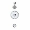 Gerber G00G9155TC Viper 1.75 GPM, 6-8/9" H X 7-1/2" W Single Handle Tub And Shower Trim Kit And Treysta Cartridge In Polished Chrome -AF SUPPLY Sales Store g9155tc 1