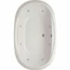 Hydro Systems GAL6038ATO-WHI Designer Galaxie 60 Inch Acrylic Drop-In Oval Bathtub With 50 Gallons In White 2 Hydro Systems GAL6038ATO-WHI Designer Galaxie 60 Inch Acrylic Drop-In Oval Bathtub With 50 Gallons In White -AF SUPPLY Sales Store galaxie6038w