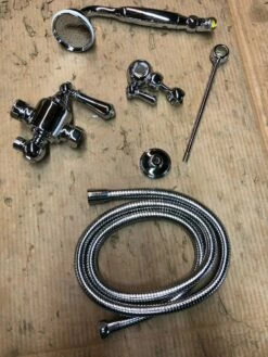 Rohl U.5783APC Georgian Era Riser Diverter With Hand Shower And 60" Hose In Polished Chrome -AF SUPPLY Sales Store img 3292