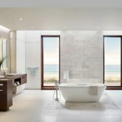 Toto ABF992X#01DCP Neorest Freestanding Bathtub With Drain In Cotton White -AF SUPPLY Sales Store img