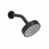 Phylrich K837/040 Basic II 1.8 GPM Contemporary 5" Multifunction Shower Head In Matte Black
