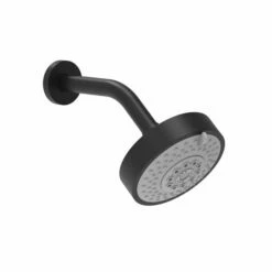 Phylrich K837/040 Basic II 1.8 GPM Contemporary 5" Multifunction Shower Head In Matte Black