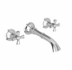 Newport Brass 3-2401/26 Aylesbury Wall Mount Lavatory Faucet Less Rough Valve In Polished Chrome