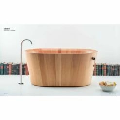 Rapsel OFURO Freestanding Tub 55.1"L X 23.6"W X 31.5"H