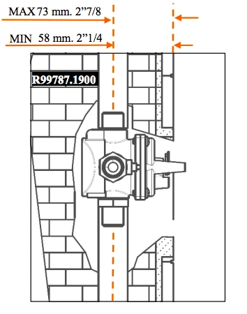 Zucchetti R99787.1900 Pressure Balanced Rough For Bath Shower Mixer 3 Zucchetti R99787.1900 Pressure Balanced Rough For Bath Shower Mixer