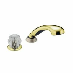 Delta RP14979NPLHP Classic Handheld Shower For Roman Tub, Pearl Nickel And Brass