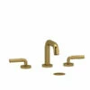 Rohl RUSQ08LBG Riobel Riu Widespread Lavatory Faucet With U-Spout And Lever Handles In Brushed Gold