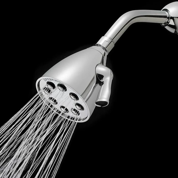 Speakman S-2251-E2 Icon 8 Jet Brass Shower Head E2, 2.0 GPM In Polished Chrome 4 Speakman S-2251-E2 Icon 8 Jet Brass Shower Head E2, 2.0 GPM In Polished Chrome - Image 2