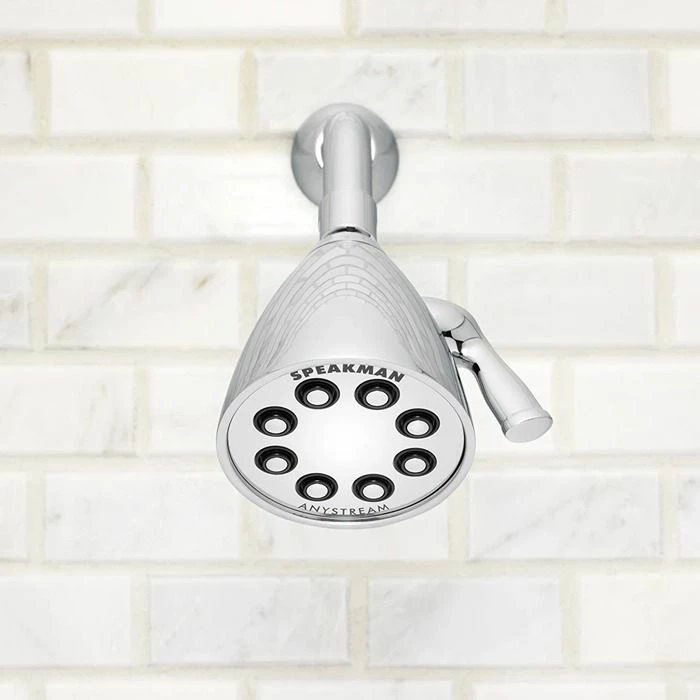 Speakman S-2251-E2 Icon 8 Jet Brass Shower Head E2, 2.0 GPM In Polished Chrome 11 Speakman S-2251-E2 Icon 8 Jet Brass Shower Head E2, 2.0 GPM In Polished Chrome - Image 9