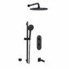Aquabrass ABSZSHOWERBOX02EBK Shower Faucet System In Electro Black (Rough Valve Sold Separately) -AF SUPPLY Sales Store showerbox02ebk
