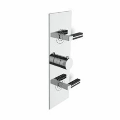 Davinci SRG-RE-H151-3H-3580031 SRG 3-Handle Thermostatic Trim Only In Satin Nickel