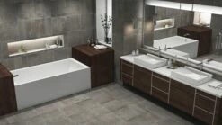 Americh TO6636TLA2-WH Turo 66 Inch X 36 Inch Rectangular Alcove Left Hand Airbath II Bathtub With An Integral Apron And Molded Tile Flange In White -AF SUPPLY Sales Store to6636tla2w 4