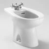 Toto BT500AR#01 Piedmont Single Hole Deck Mounted Faucet Bidet In Cotton White 1 Toto BT500AR#01 Piedmont Single Hole Deck Mounted Faucet Bidet In Cotton White -AF SUPPLY Sales Store totbt500ar01