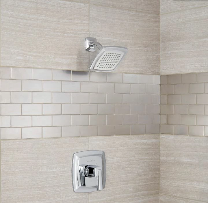 American Standard TU353500.002 Townsend® Single Function Pressure Balanced Valve Trim Only In Polished Chrome With Single Lever Handle (Rough-In Sold Separately) 4 American Standard TU353500.002 Townsend® Single Function Pressure Balanced Valve Trim Only In Polished Chrome With Single Lever Handle (Rough-In Sold Separately) - Image 2