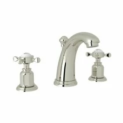 Rohl U.3761X Edwardian Perrin & Rowe High Neck Widespread Lavatory Faucet