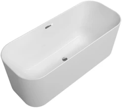 Villeroy & Boch UBQ177FIN7A100F401 Finion 66 7/8" L X 27 1/2" W X 19 7/8" H Free-Standing Bathtub Duo In White Alpin