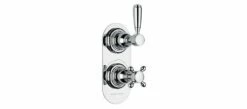 Samuel Heath V201-TM-CP Fairfield Concealed Shower Trim Set, Chrome Finish