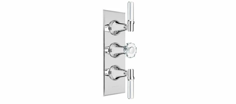 Samuel Heath V602-TL-CP Style Moderne Concealed Shower Trim Set 3 Samuel Heath V602-TL-CP Style Moderne Concealed Shower Trim Set