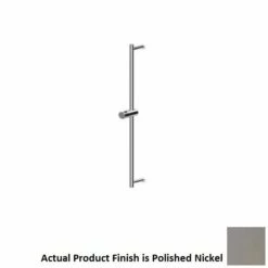 Zucchetti Z93056.1900C8 31.5" H Wall Mounted Slide Rail In Polished Nickel