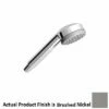 Zucchetti Z94171.1900C3 3.143 GPM Single Function Hand Shower In Brushed Nickel -AF SUPPLY Sales Store z941711900c3