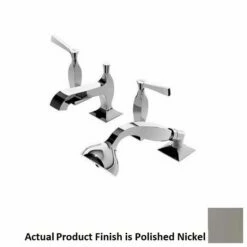 Zucchetti ZB2441.1950C8 Bellagio 2 GPM & 4 GPM 4 Holes Bath Mixer Tub Set With Hand Shower In Polished Nickel
