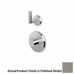 Zucchetti ZSB5646.1900C8 Simply Beautiful 5 GPM & 2 GPM 1/2" Built-In Thermostatic Shower Mixer And 2/3 Way Diverter With Water On/off Function In Polished Nickel (Rough-In Sold Separately)